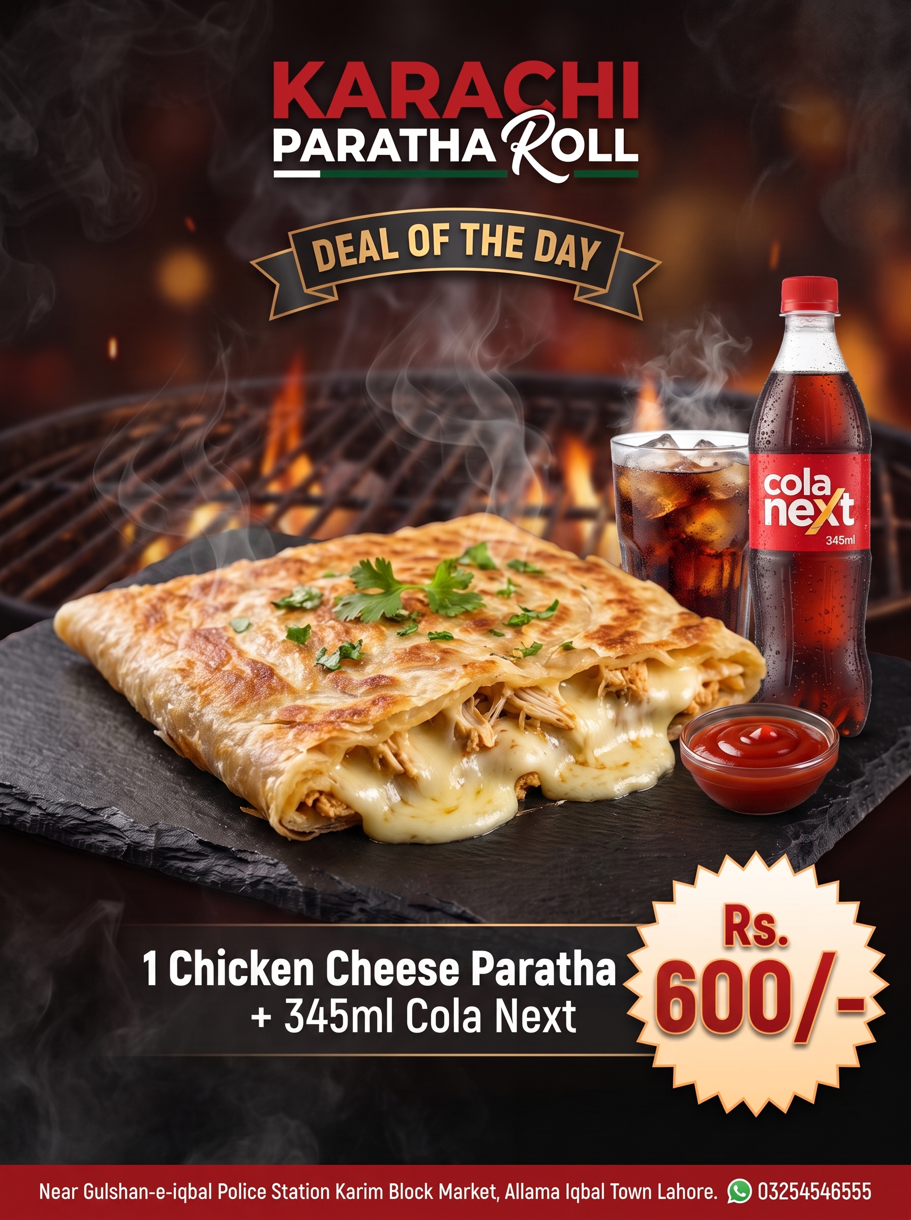 Chicken Cheese Paratha Solo poster